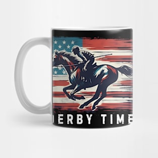 Derby time Horse racing lover Mug